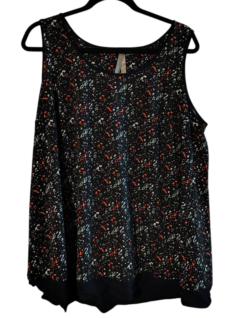 🌿 Penningtons Sleeveless Printed Tank Top – Size 1X